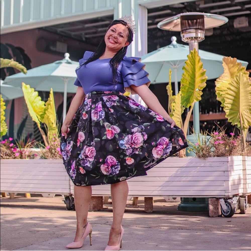Royal Blue Boutique Blouse